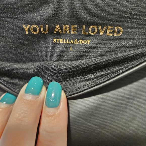 Stella & Dot The Rebel Leggings Pull On Vegan Leather Front Black Women's - Picture 5 of 7